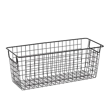 メニュー MENU Wire Bin ワイヤービン ワイヤーバスケット　黒 menuのいろんな収納に使えるワイヤーバスケット「Wire Bin